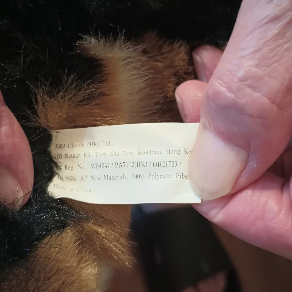 Vintage E & J  Classic Collection Bernese Mountain Dog Stuffed Plush M/L - Picture 14 of 16